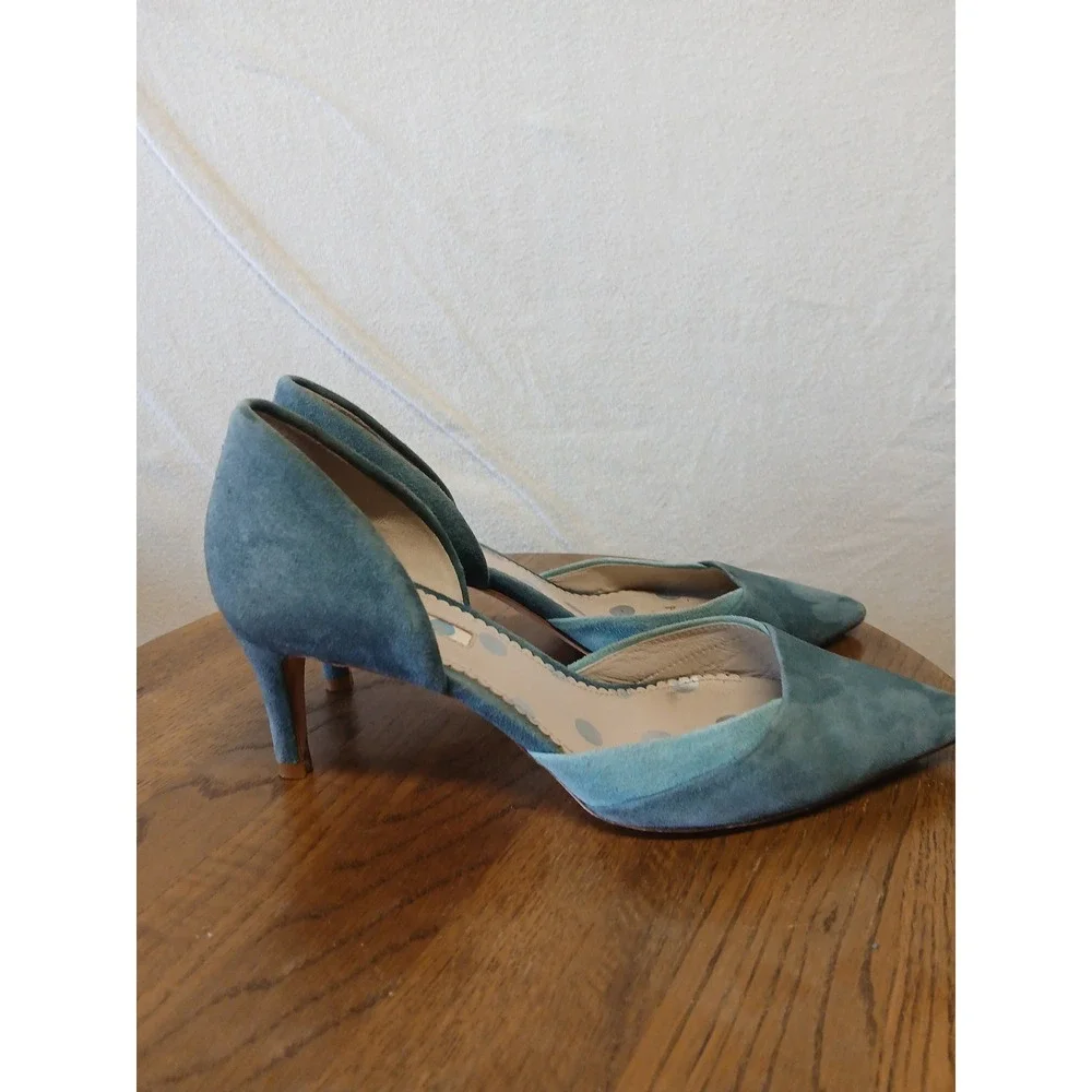 Boden teal suede d'orsay pumps EU 39.5 US 9